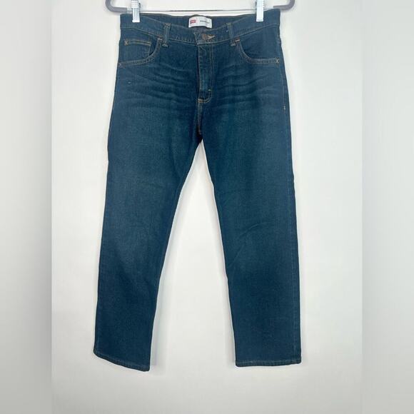 - Wrangler Straight Fit Jeans Size 14 Husky Dark Wash - Picture 1 of 11